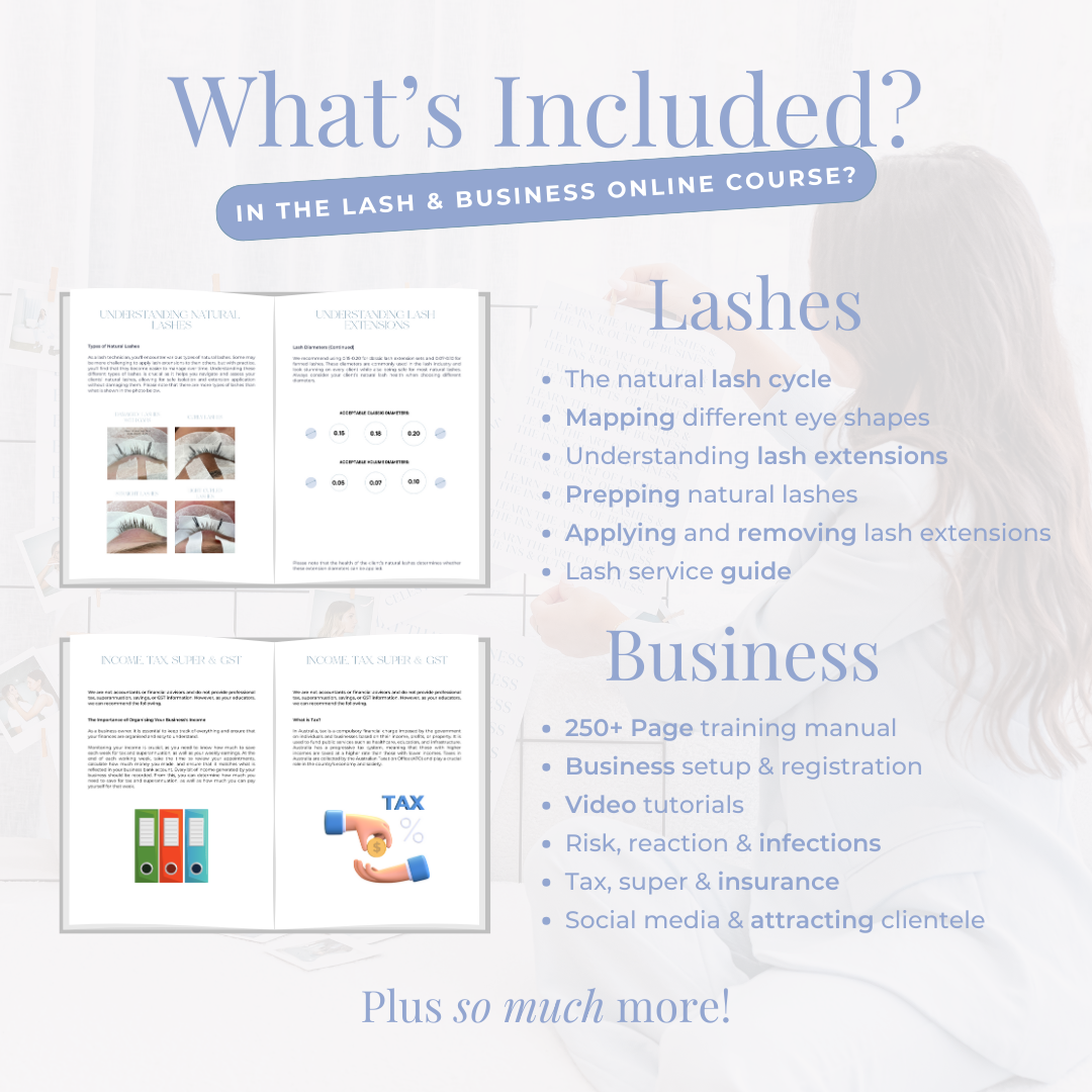The Complete Lash Extension & Business Online Course