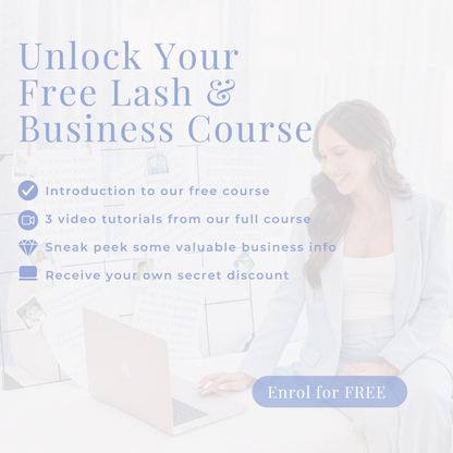 Free Lash Extensions & Business Online Course